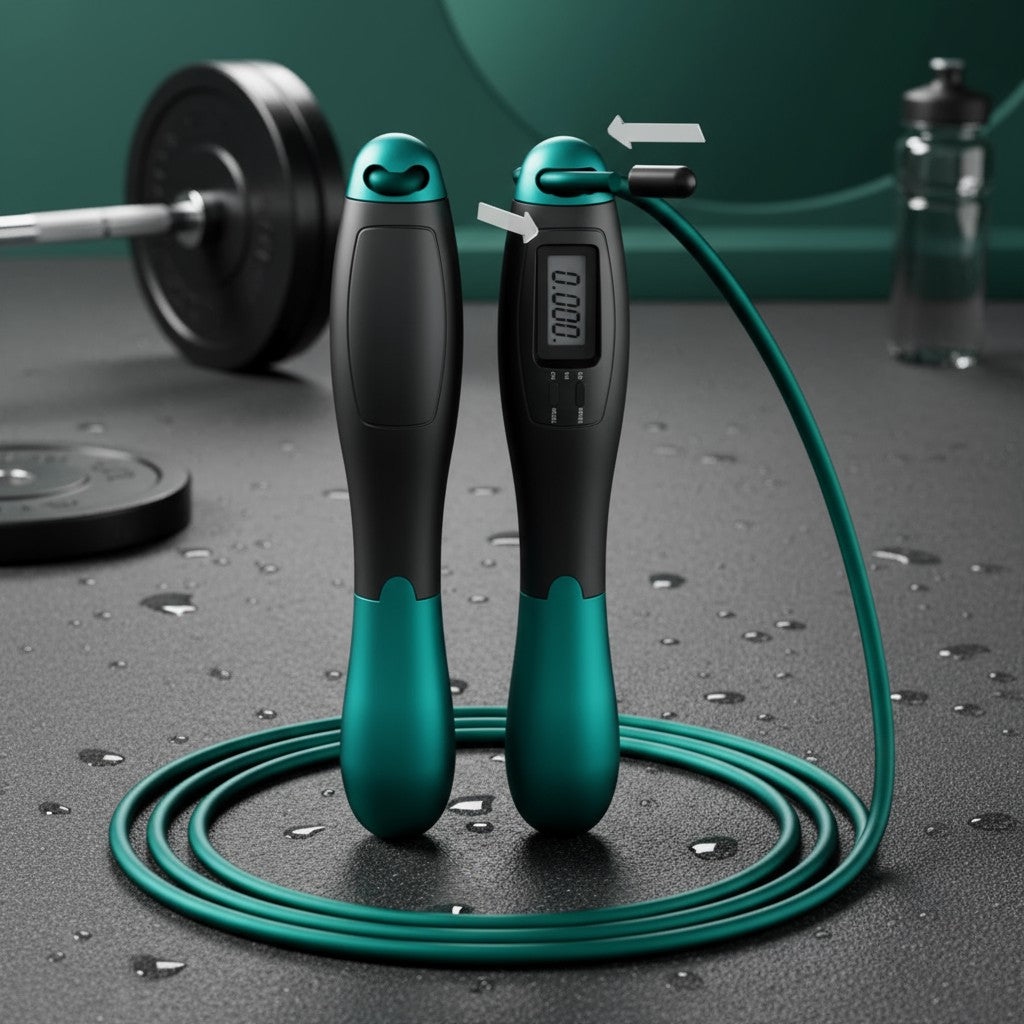 Corde à Sauter avec Compteur – Sautez vers vos objectifs fitness
