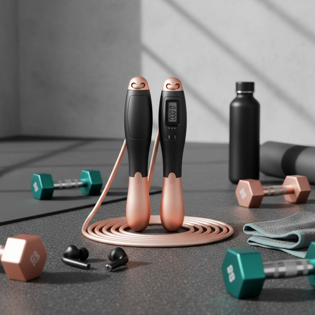 Corde à Sauter avec Compteur – Sautez vers vos objectifs fitness